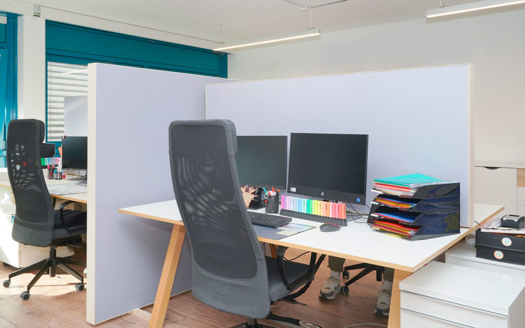 Amélioration acoustique d’un bureau en open space à Montreux