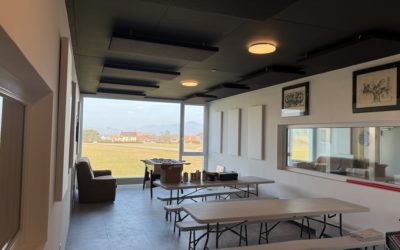 Amélioration acoustique d’une salle de pause