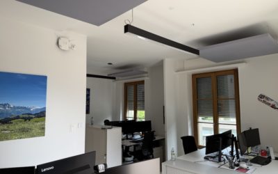 Amélioration acoustique des bureaux CFF à St-Maurice