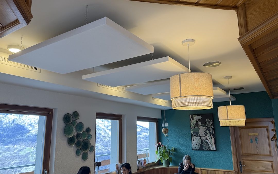 Traitement acoustique d’un tea-room