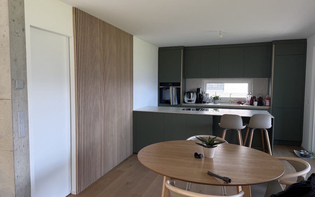 Traitement acoustique et décoration d’une villa à Grimisuat