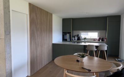 Traitement acoustique et décoration d’une villa à Grimisuat