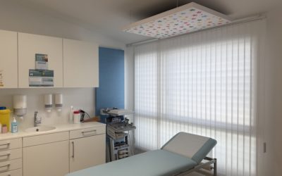 Traitement acoustique d’un cabinet de pédiatrie à Savièse