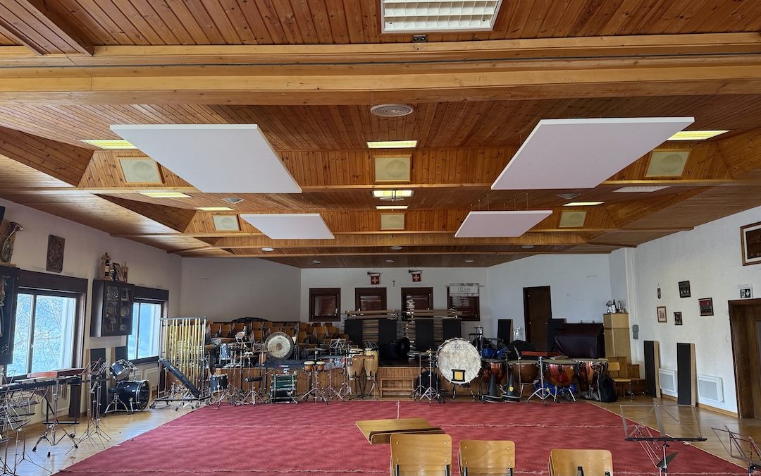 Amélioration acoustique du local de la fanfare Cécilia