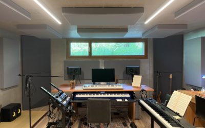 Traitement acoustique d’un home studio privé